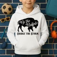 Be The Buffalo Charge The Storm Success Kids Hoodie thumb 2