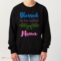 Blessed To Be Called Mema MotherS Day Women's Sweatshirt thumb 0