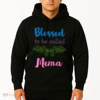 Blessed To Be Called Mema MotherS Day Hoodie thumb 2