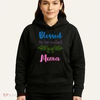 Blessed To Be Called Mema MotherS Day Hoodie thumb 5
