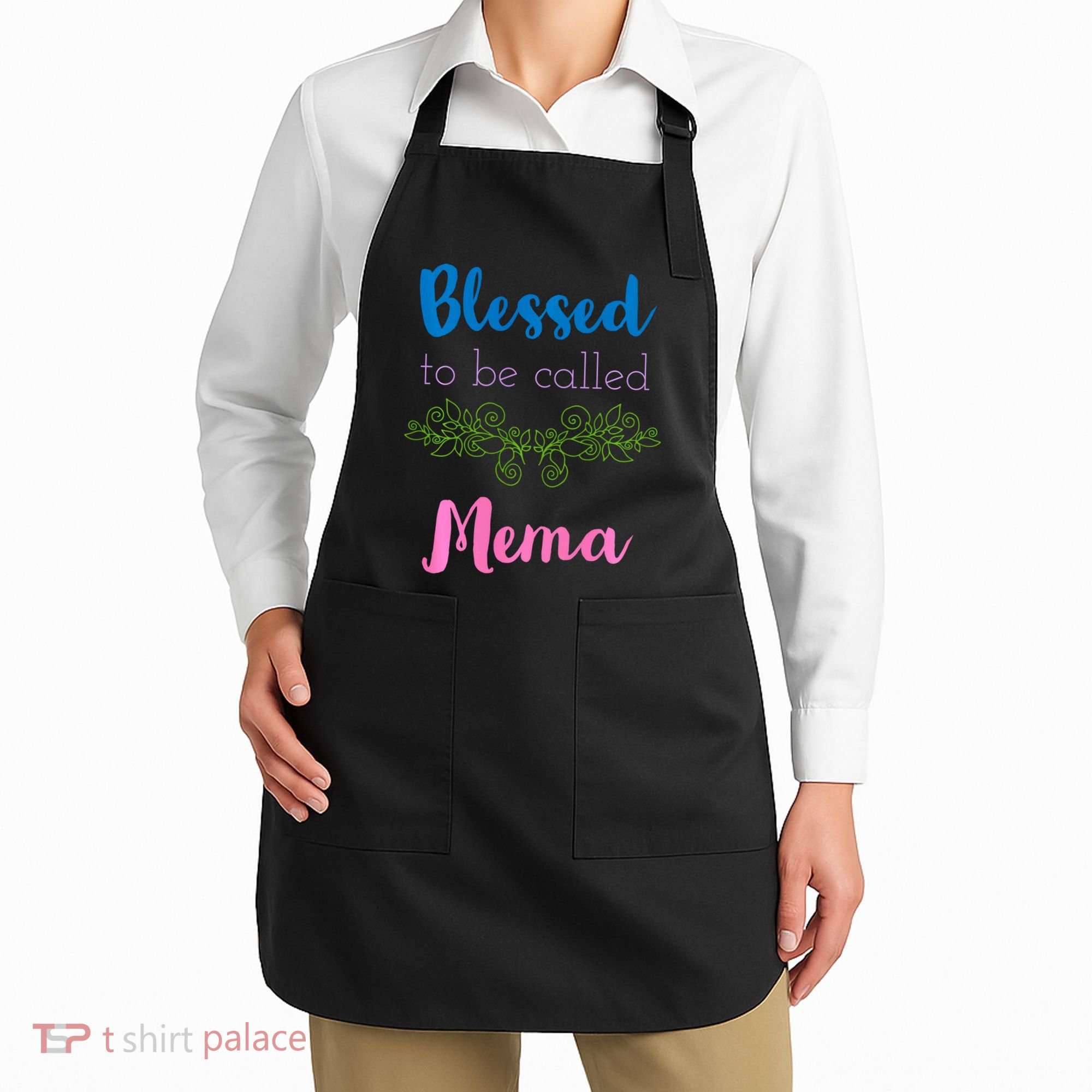Blessed To Be Called Mema MotherS Day Apron