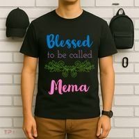 Blessed To Be Called Mema MotherS Day T-Shirt thumb 6