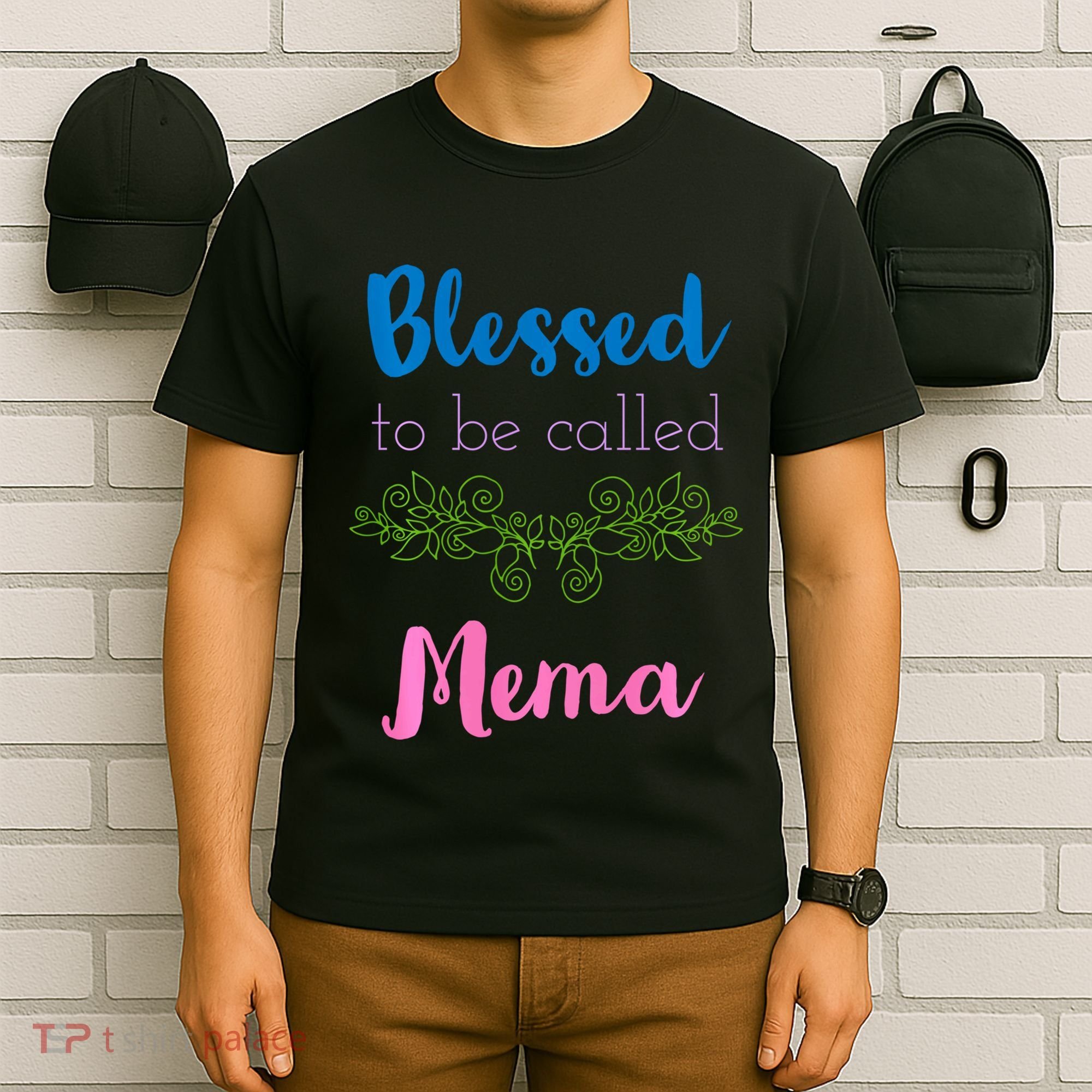 Blessed To Be Called Mema MotherS Day T-Shirt