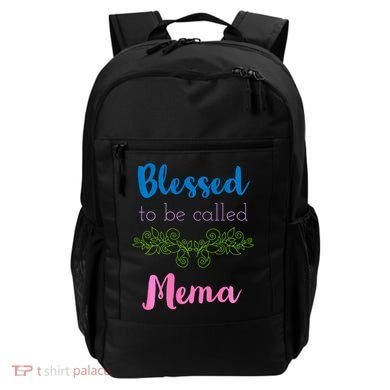 Blessed To Be Called Mema MotherS Day Backpack