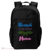 Blessed To Be Called Mema MotherS Day Backpack thumb 0