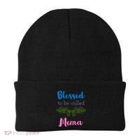 Blessed To Be Called Mema MotherS Day Beanie thumb 0
