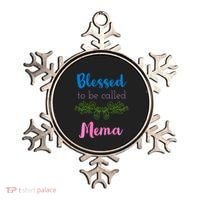 Blessed To Be Called Mema MotherS Day Ornament thumb 0