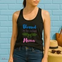 Blessed To Be Called Mema MotherS Day Women's Tank Top thumb 2