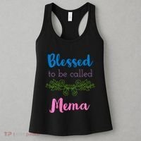 Blessed To Be Called Mema MotherS Day Women's Tank Top thumb 3