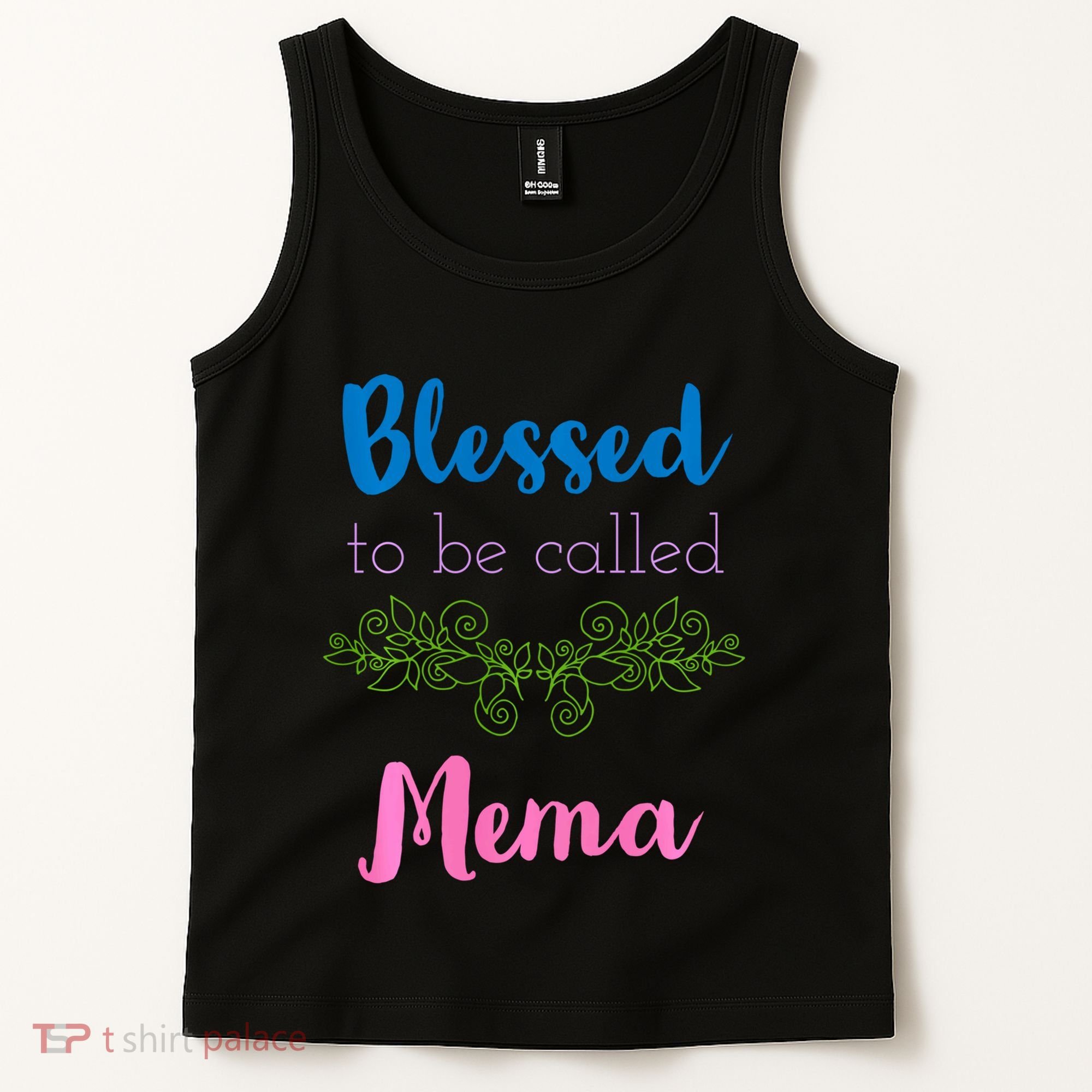 Blessed To Be Called Mema MotherS Day Tank Top
