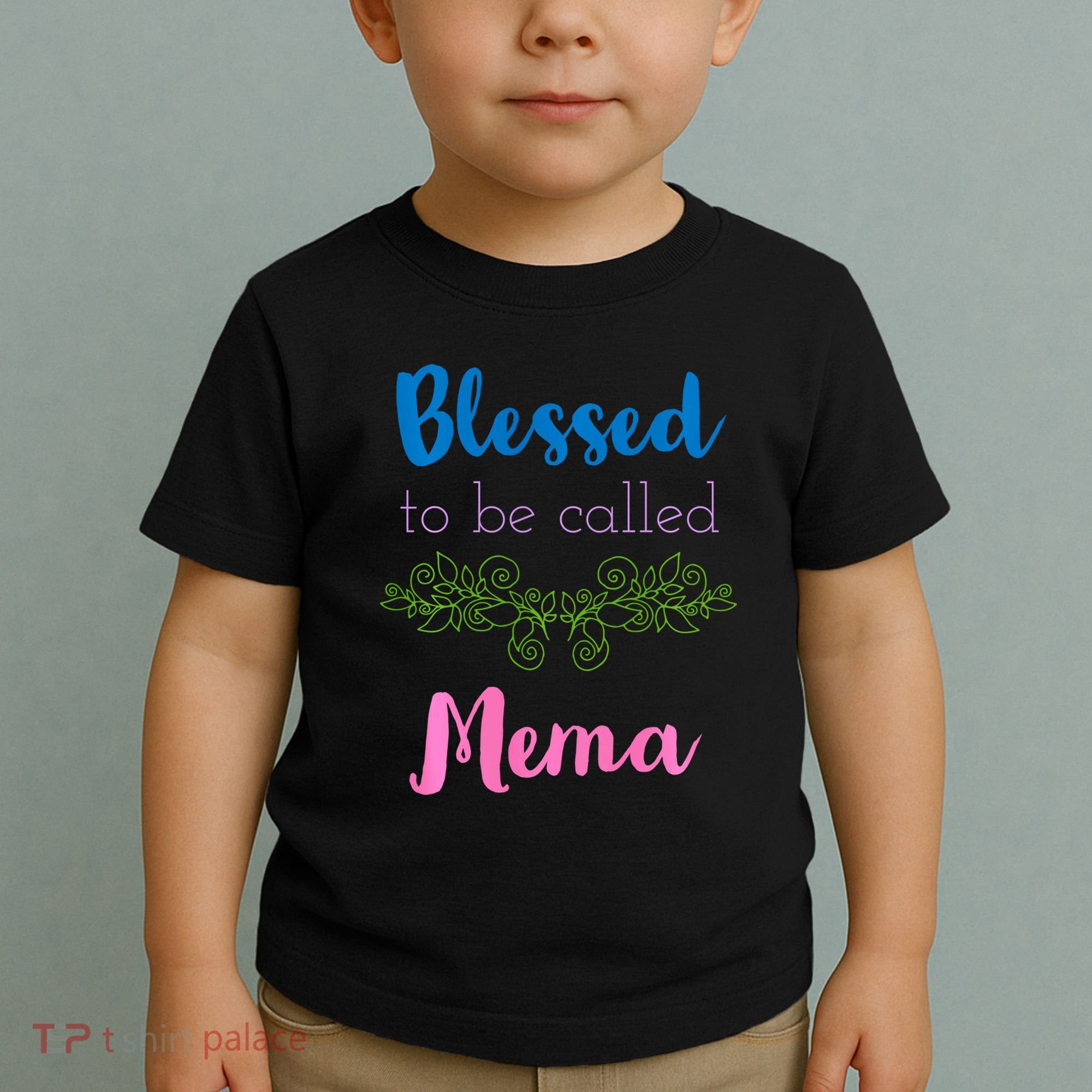 Blessed To Be Called Mema MotherS Day Toddler T-Shirt