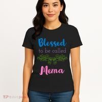 Blessed To Be Called Mema MotherS Day Women's T-Shirt thumb 4
