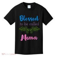 Blessed To Be Called Mema MotherS Day Kids T-Shirt thumb 0