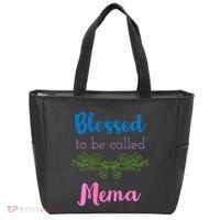 Blessed To Be Called Mema MotherS Day Tote Bag thumb 0