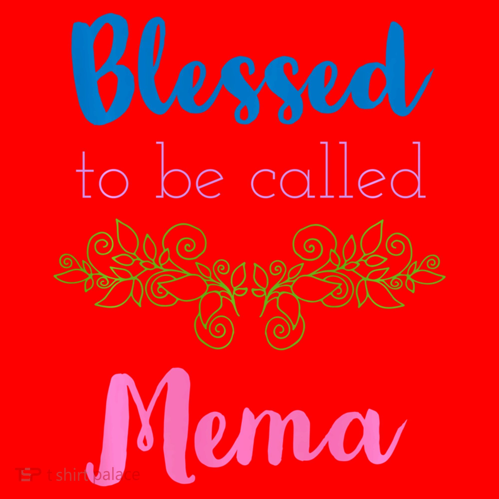 Blessed To Be Called Mema MotherS Day Santa Hat