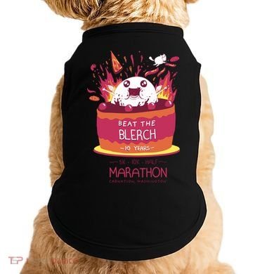 Beat The Blerch 10 Years Marathon Carnation Washington Doggie Tank