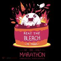 Beat The Blerch 10 Years Marathon Carnation Washington Women's Hoodie thumb 2