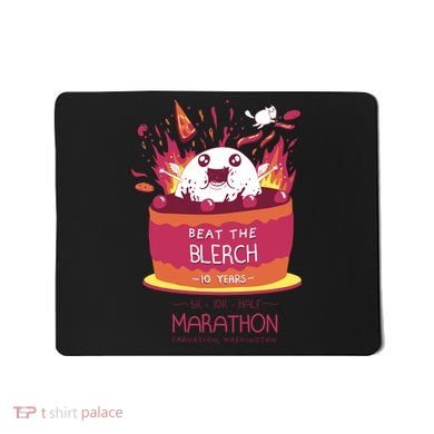 Beat The Blerch 10 Years Marathon Carnation Washington Mousepad