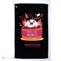 Beat The Blerch 10 Years Marathon Carnation Washington Golf Towel thumb 0