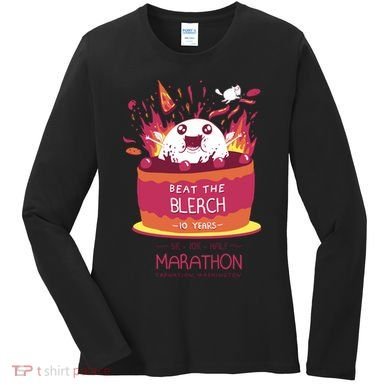 Beat The Blerch 10 Years Marathon Carnation Washington Women's Long Sleeve Shirt