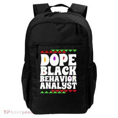 Behavior Technician BCBA ABA Dope Black Behavior Analyst Backpack