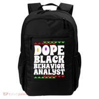 Behavior Technician BCBA ABA Dope Black Behavior Analyst Backpack thumb 0