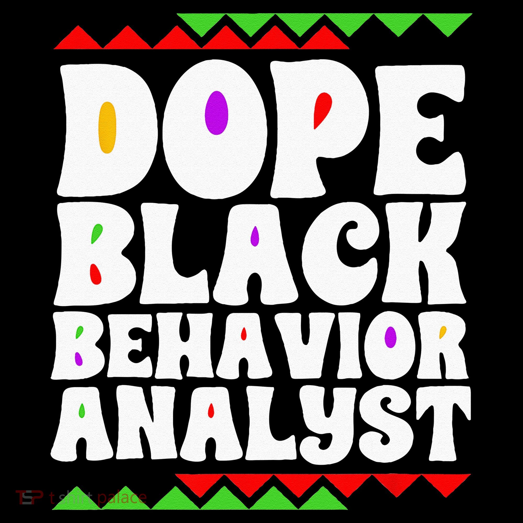 Behavior Technician BCBA ABA Dope Black Behavior Analyst Pajama Set