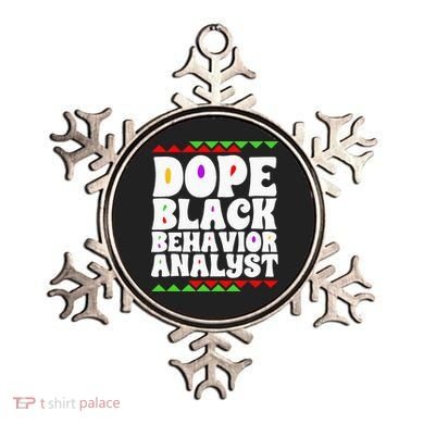 Behavior Technician BCBA ABA Dope Black Behavior Analyst Ornament