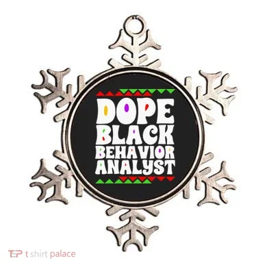 Behavior Technician BCBA ABA Dope Black Behavior Analyst Ornament