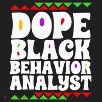 Behavior Technician BCBA ABA Dope Black Behavior Analyst Golf Towel thumb 3