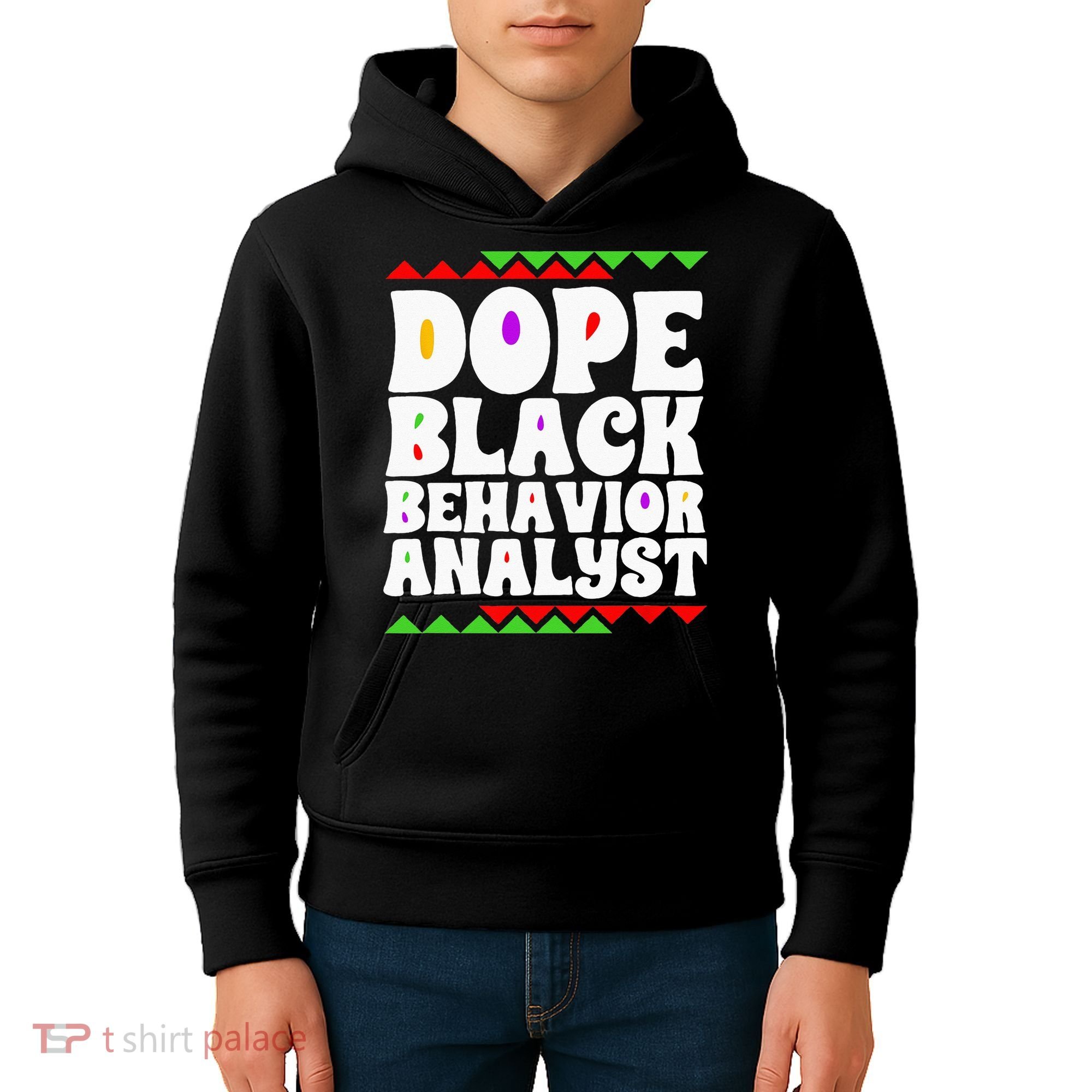 Behavior Technician BCBA ABA Dope Black Behavior Analyst Kids Hoodie