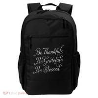 Be Thankful Be Grateful Be Blessed Backpack thumb 0