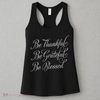 Be Thankful Be Grateful Be Blessed Women's Tank Top thumb 3