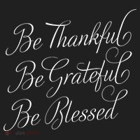Be Thankful Be Grateful Be Blessed Golf Towel thumb 3
