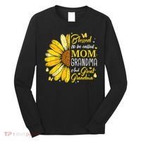 Blessed To Be Called Mom Grandma Great Grandma Mother's Day Long Sleeve Shirt thumb 0