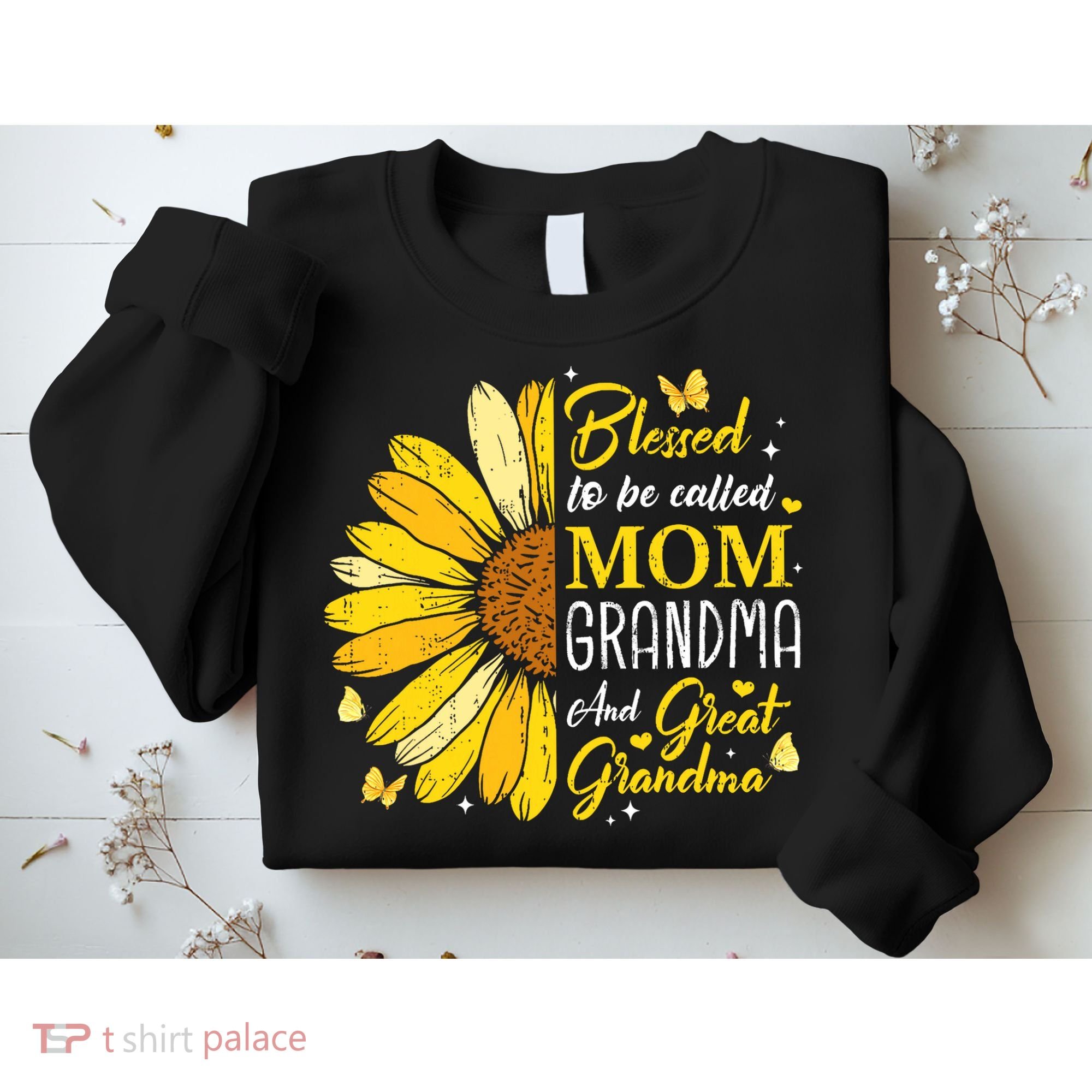 Blessed To Be Called Mom Grandma Great Grandma Mother's Day Sweatshirt