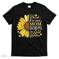 Blessed To Be Called Mom Grandma Great Grandma Mother's Day T-Shirt thumb 0