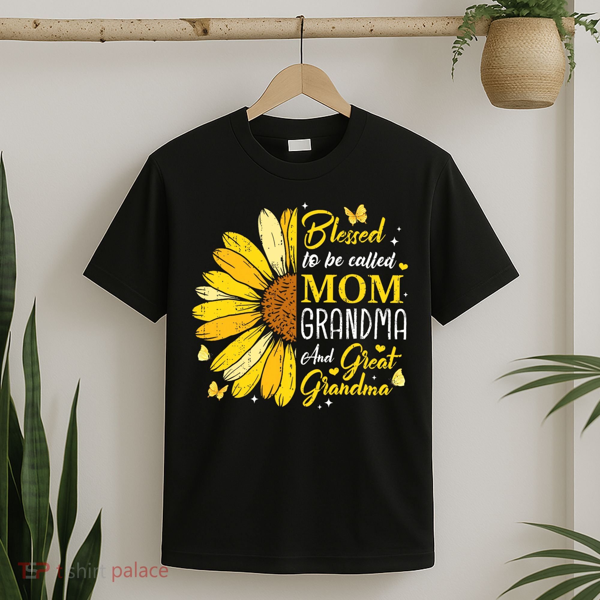 Blessed To Be Called Mom Grandma Great Grandma Mother's Day T-Shirt