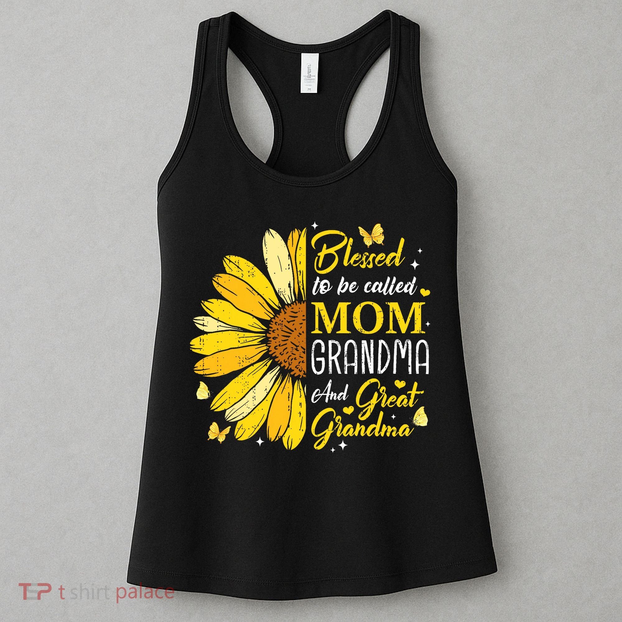 Blessed To Be Called Mom Grandma Great Grandma Mother's Day Women's Tank Top