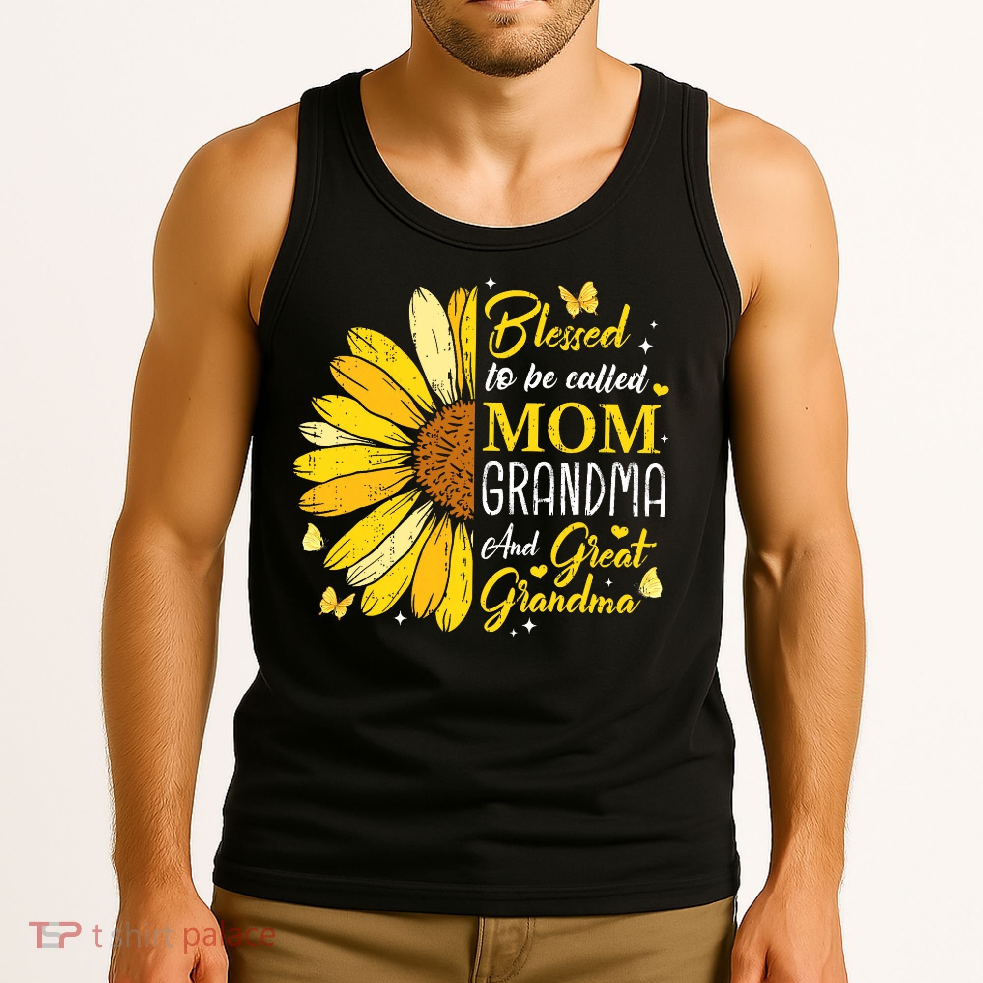 Blessed To Be Called Mom Grandma Great Grandma Mother's Day Tank Top