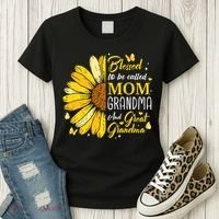 Blessed To Be Called Mom Grandma Great Grandma Mother's Day Women's T-Shirt thumb 3
