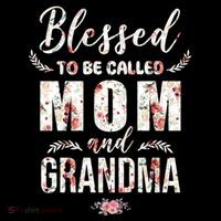Blessed To Be Called Mom And Grandma Floral Coffee Mug thumb 5