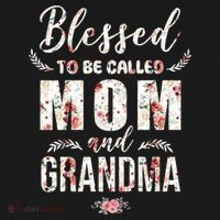 Blessed To Be Called Mom And Grandma Floral Women's Hoodie thumb 2