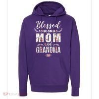 Blessed To Be Called Mom And Grandma Floral Hoodie thumb 0