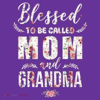 Blessed To Be Called Mom And Grandma Floral Visor thumb 3