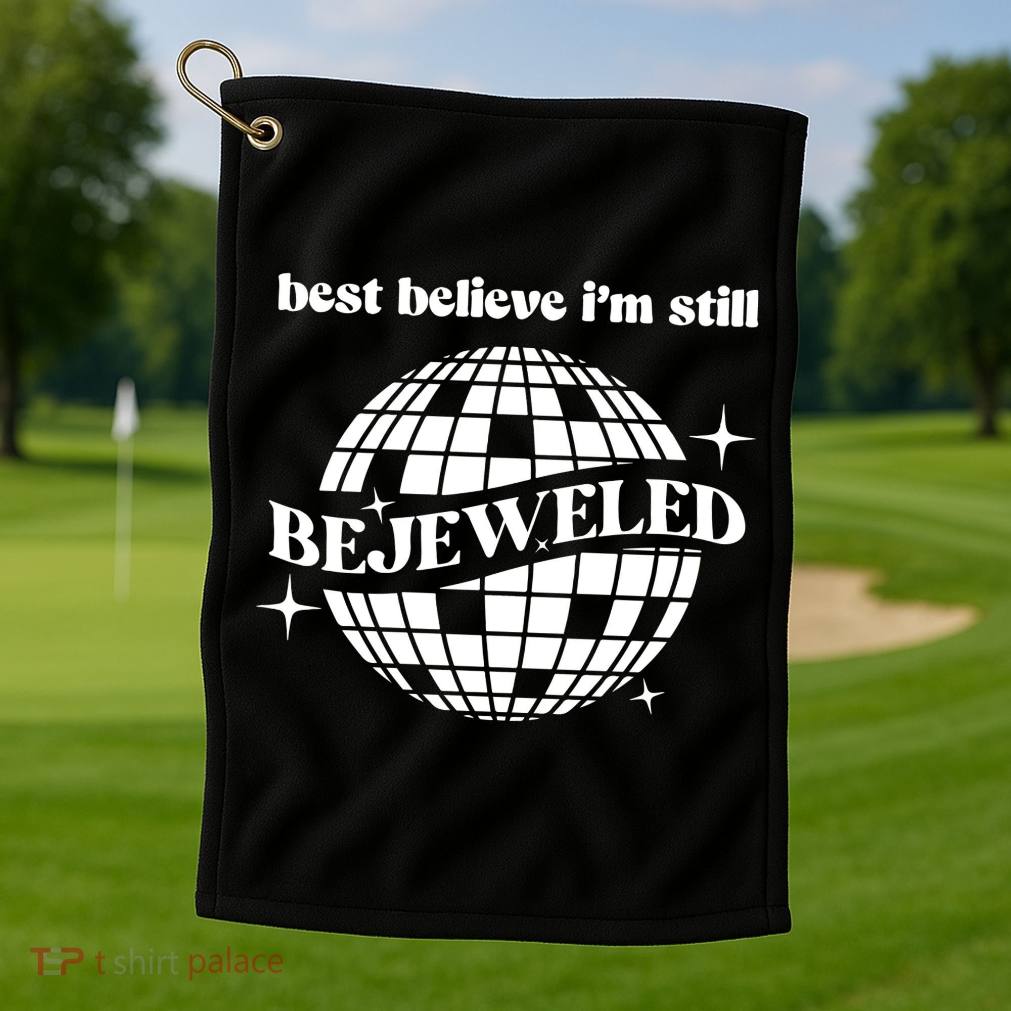 Bejeweled Taylor Golf Towel