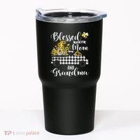 Blessed To Be Called Mom And Grandma Sunflower Gnome Tumbler thumb 0
