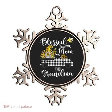 Blessed To Be Called Mom And Grandma Sunflower Gnome Ornament