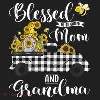 Blessed To Be Called Mom And Grandma Sunflower Gnome Hat thumb 2