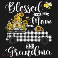 Blessed To Be Called Mom And Grandma Sunflower Gnome Tank Top thumb 6
